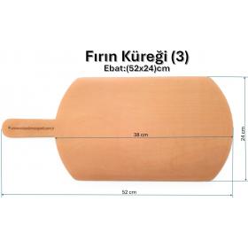 Fırın Küreği (3) - Ebat:(50x24)cm